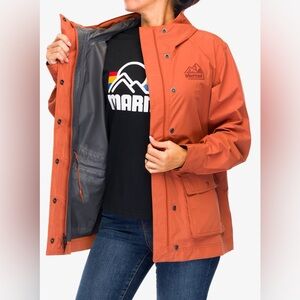 NWT Marmot Women's Utility Jacket in Rust Orange